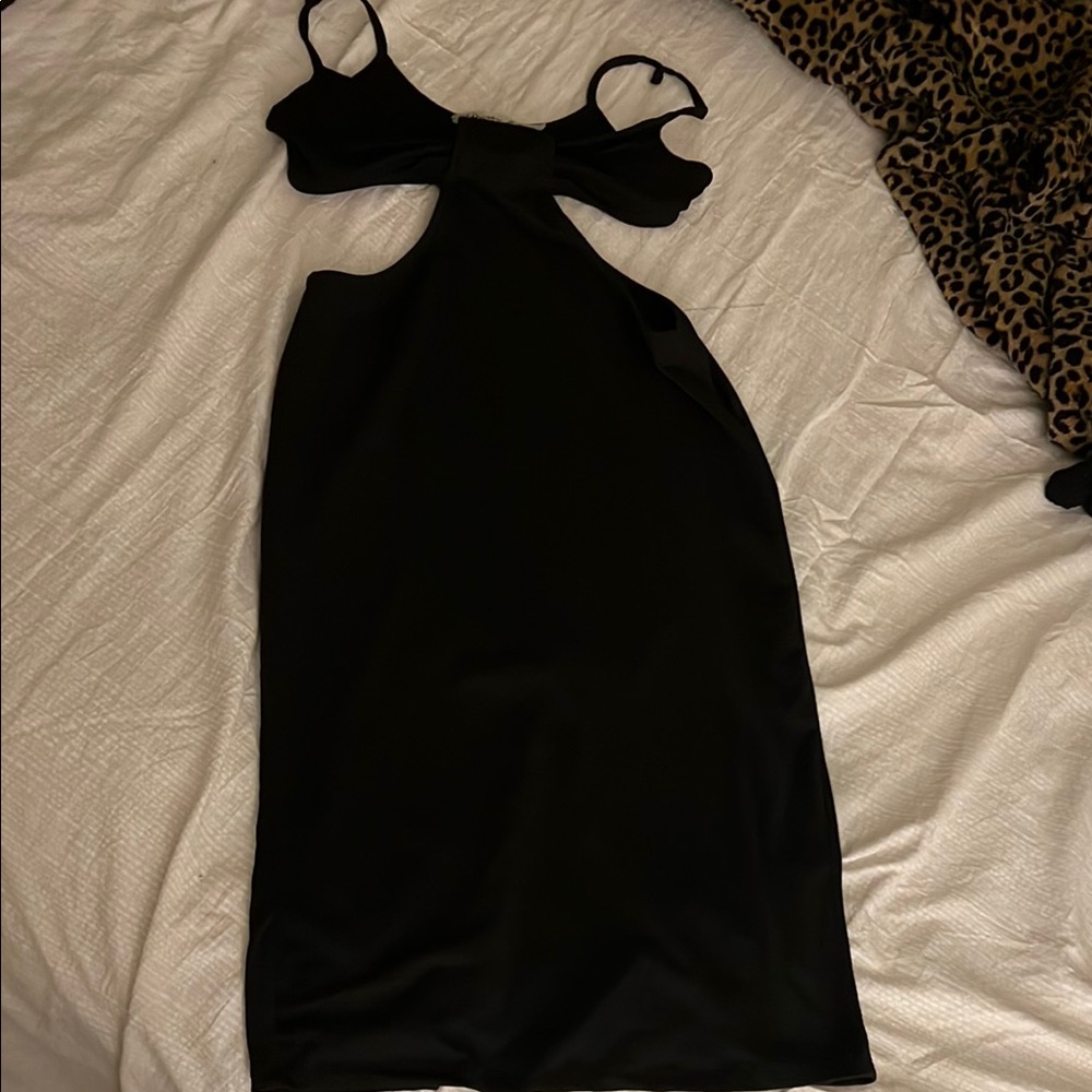 Liberty Love Black Bodycon Cocktail Dress